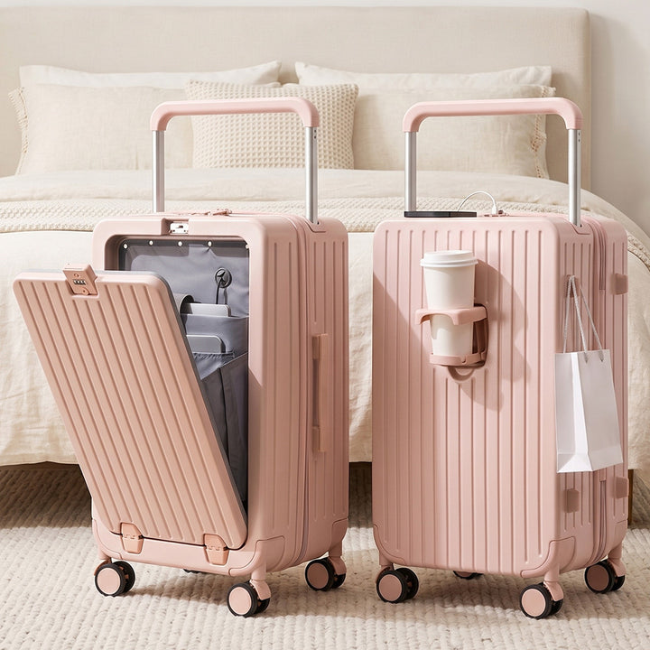 Smart Hardshell Carry-On Luggage