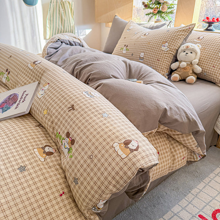 Playful Inspirational Quote Bedding Set