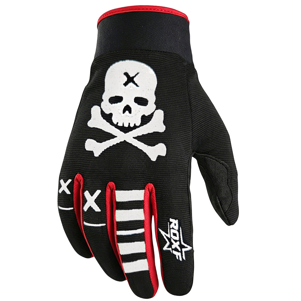 Skeleton Print Lightweight Full-Finger Cycling Gloves Bowlift