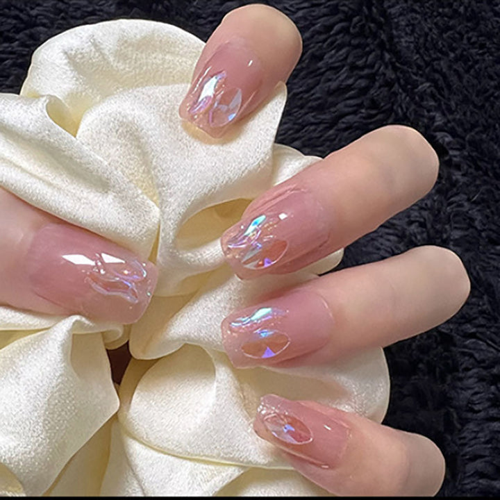 Artistic Geometric Press-On Nails