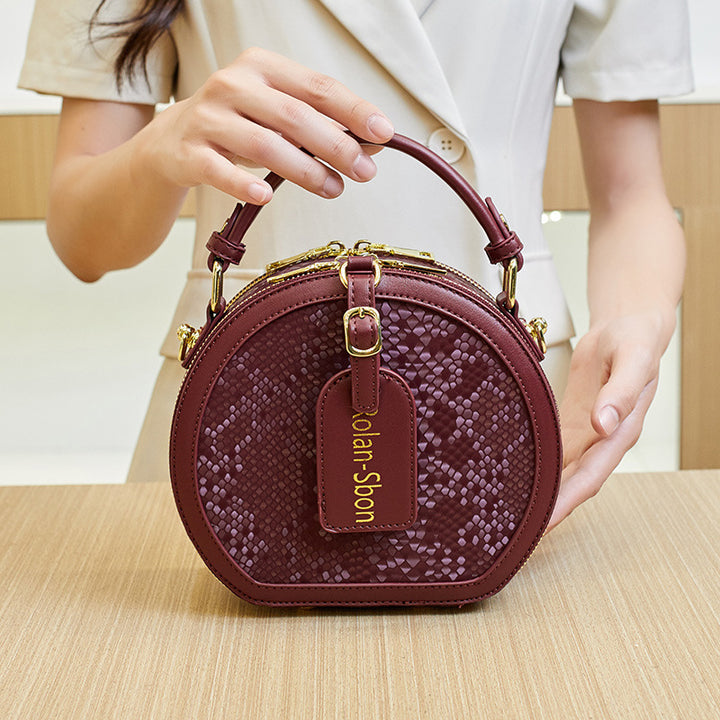 Round Structured Handbag