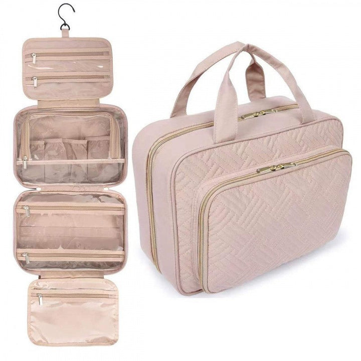Cosmetic Organizer Bag with Removable Interior Divider Bowlift