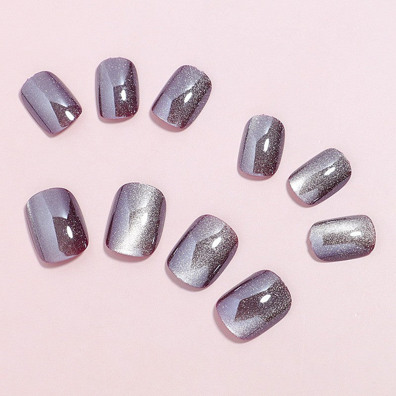 Luxe Glitter Press-On Nail Set Bowlift