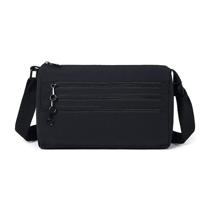 Functional Multi-Zipper Crossbody Bag Bowlift