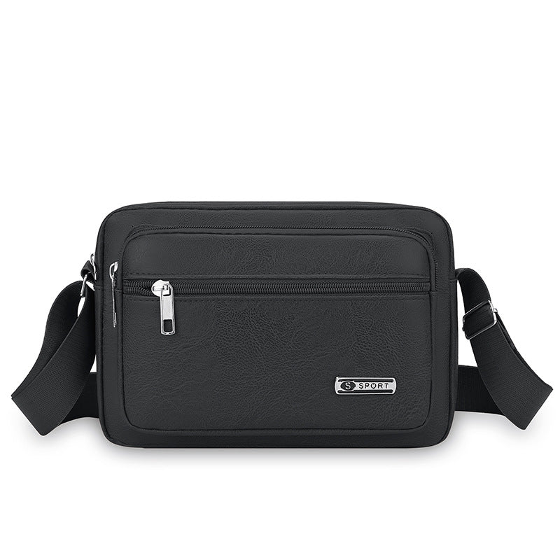 Premium Leather Messenger Bag Bowlift