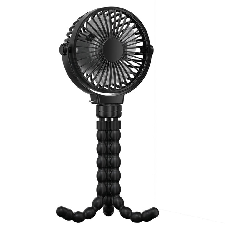 Unisex compact flexible hand and table fan with flexible tripod Bowlift