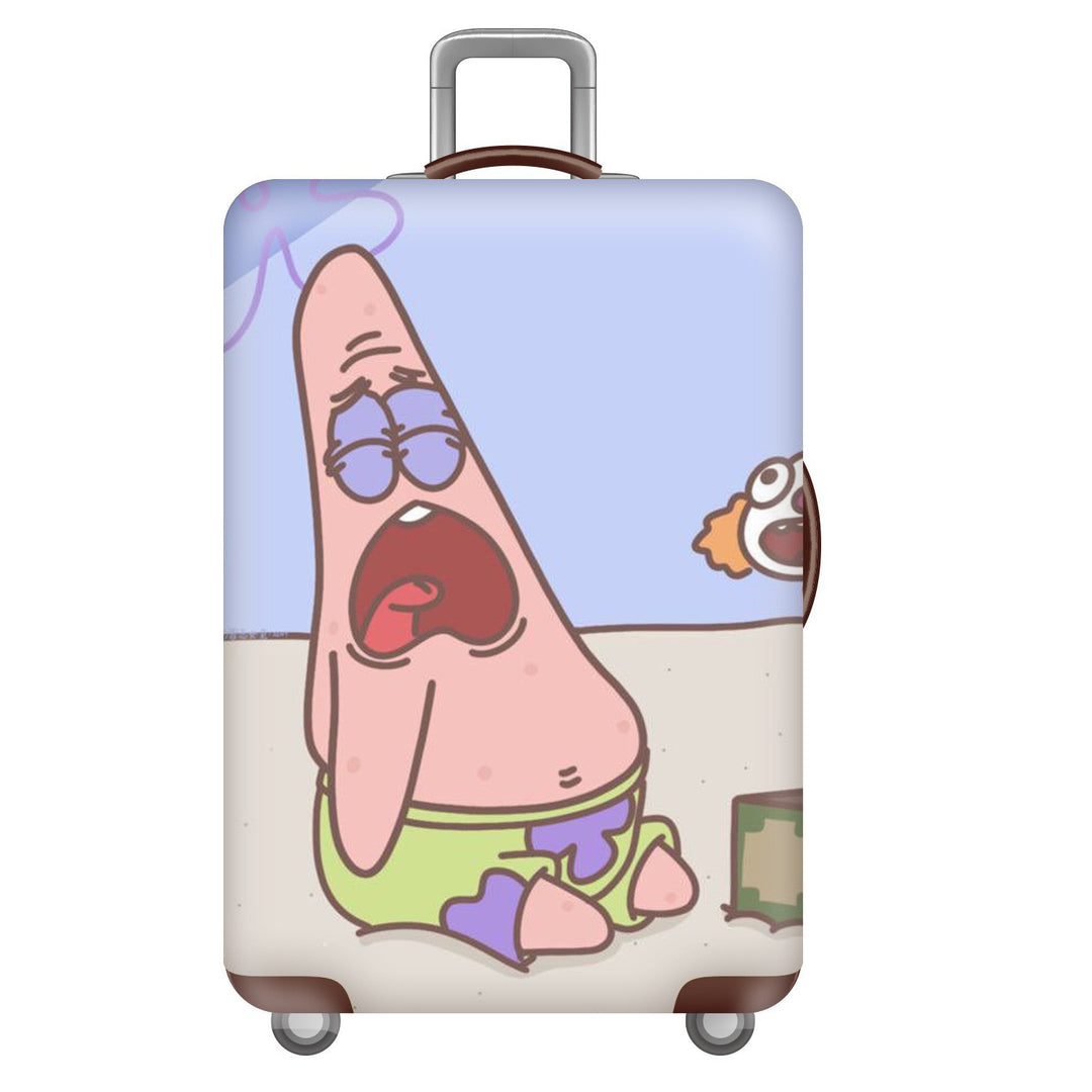 Unisex hard shell suitcase with colorful cartoon design Bowlift