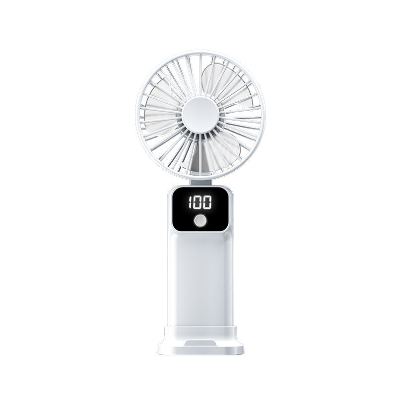 Unisex Premium Digital Display Mini Fan Bowlift