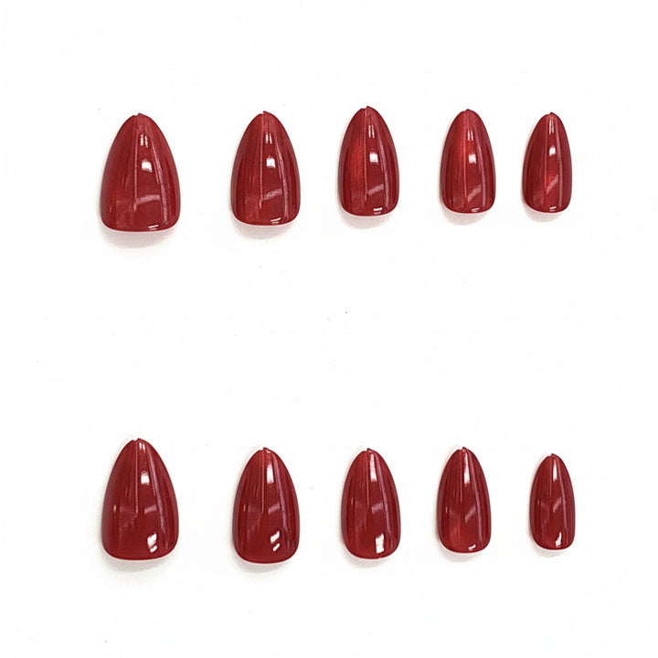Glossy Stiletto Press-On Nail Tips Bowlift