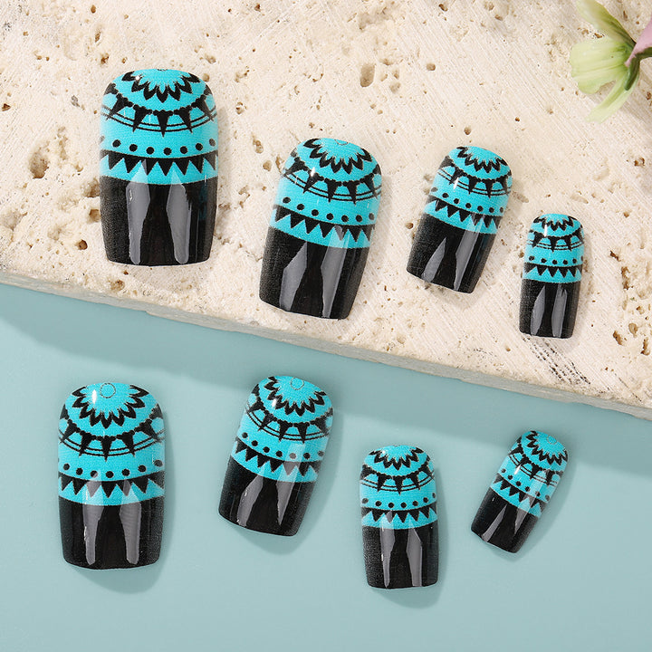 Creative ethnic style artistic nails Bowlift