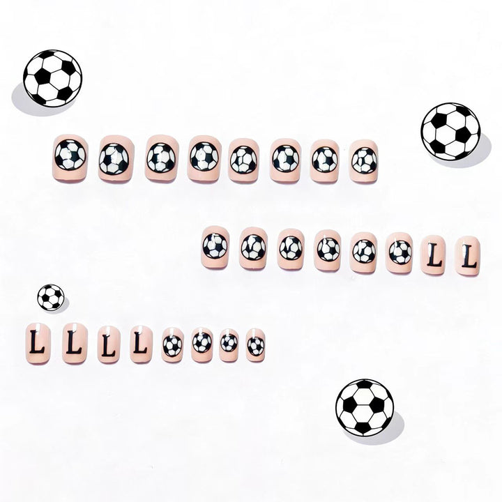 Creative Nail Art with Football Motif Bowlift