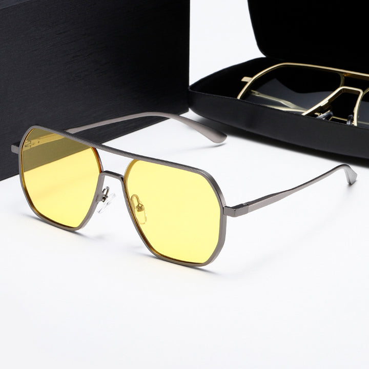 Women's innovative fashionable sunglasses with rectangular frame Bowlift