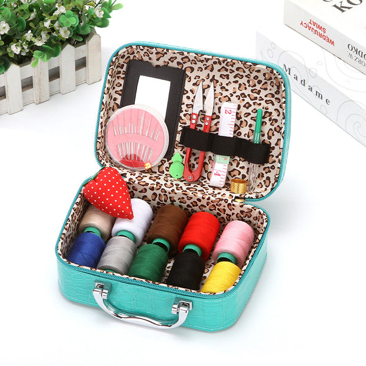 BowLift | CraftVault Portable Sewing Kit in Faux Leather Case