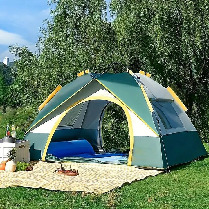 Women Camping Tent with Double Door Bowlift