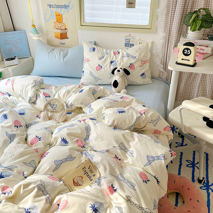 Playful Polka Dot Duvet Cover Set