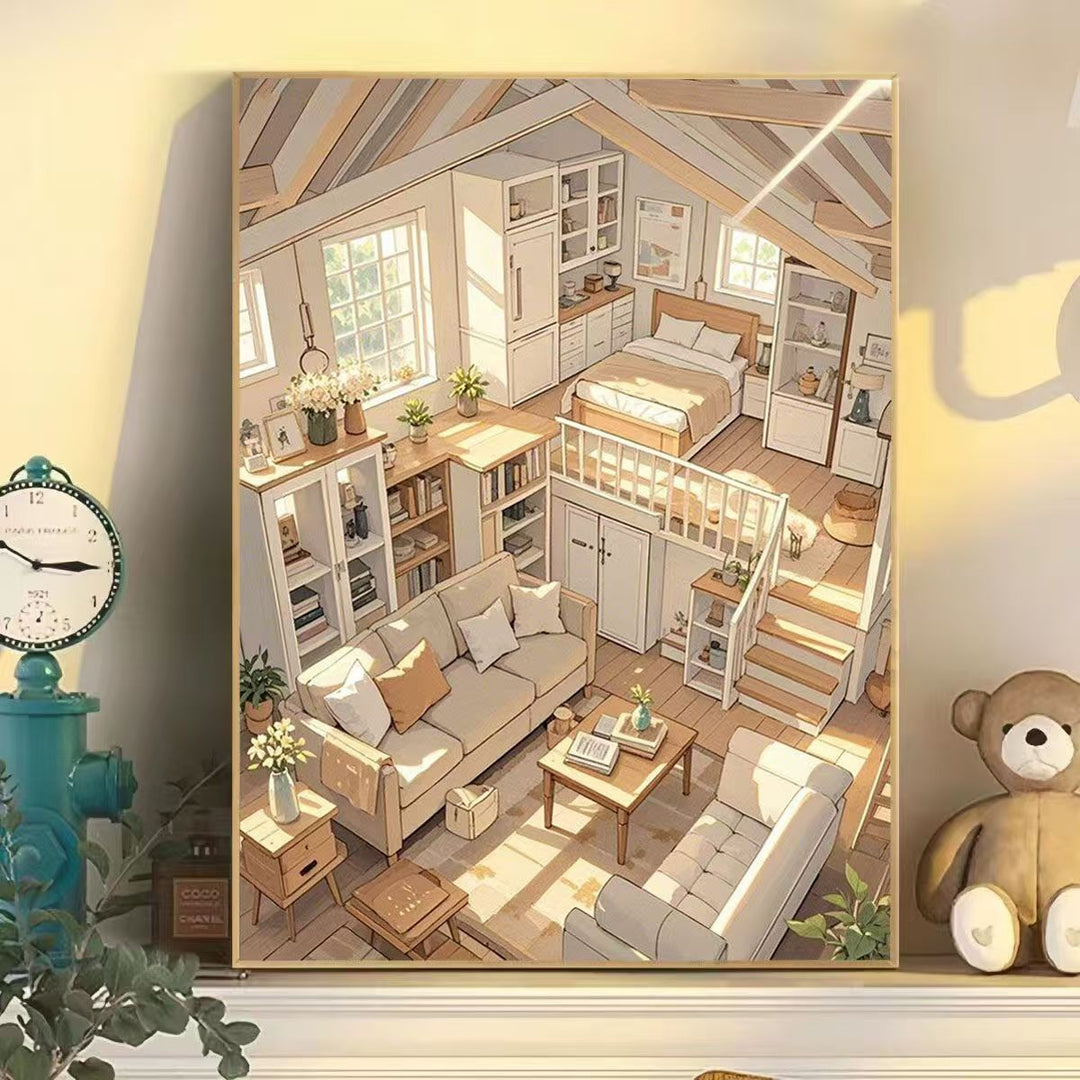 Scenic Street View Wall Art Bowlift