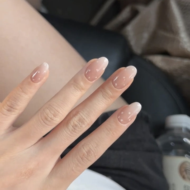 Elegant Ombre Press-On Nails Bowlift