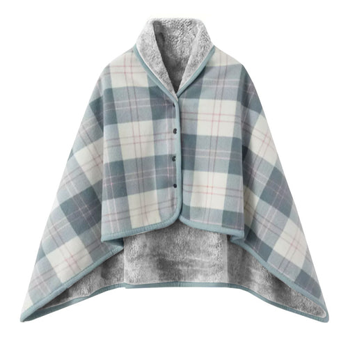 Women's stylish throw blanket with button closure Bowlift