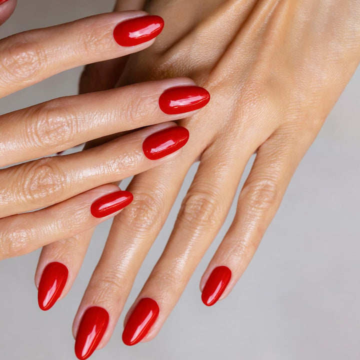 Elegant artificial nails with glossy surface Bowlift