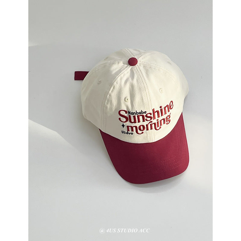 Women's Casual Adjustable Fabric Baseball Cap Bowlift