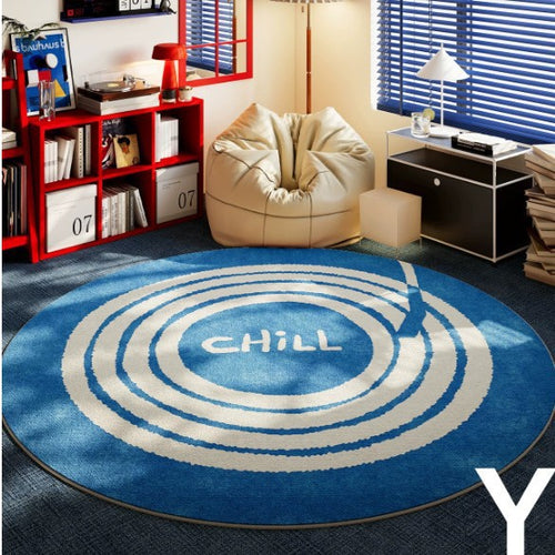 Playful Round Floor Mat