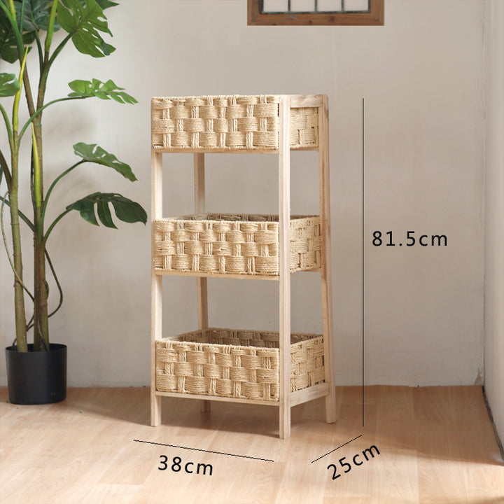 Beef Storage Tower with Woven Baskets Bowlift