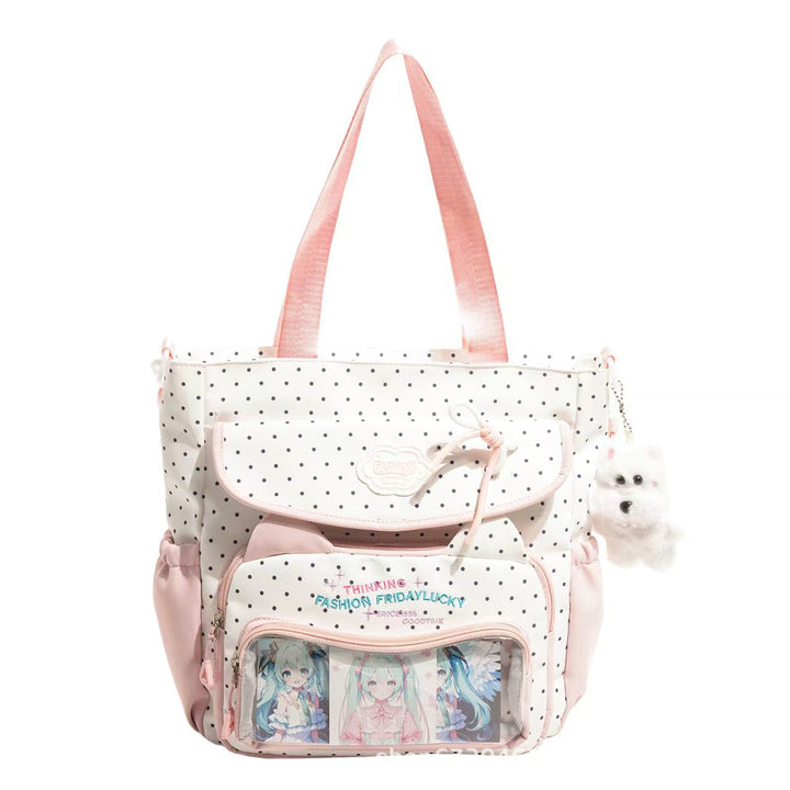 Charming Multi-Pocket Tote Bag Bowlift