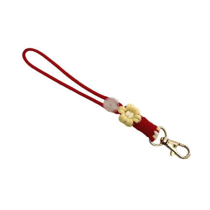 Floral Macrame Keychain Holder Bowlift