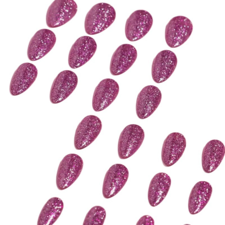 Glittering Stiletto Press-On Nail Tips Bowlift