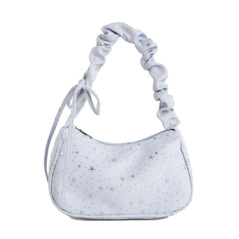 WoChic Slouchy Star-Patterned Handbag Bowlift