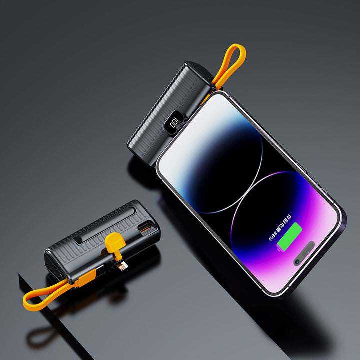 Powerful power bank with digital display and innovative design Bowlift