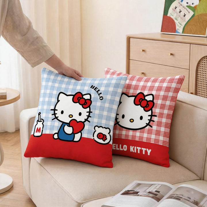 Cute Hello Kitty Graphic Throw Pillow