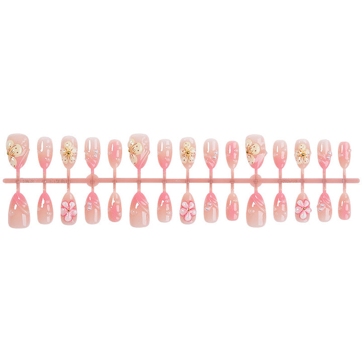 Floral Embellished Press-On Nails Bowlift 1788495843