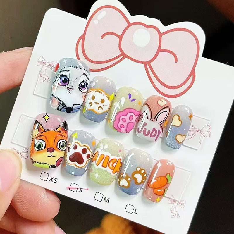 Playful Character Nail Art Set Bowlift