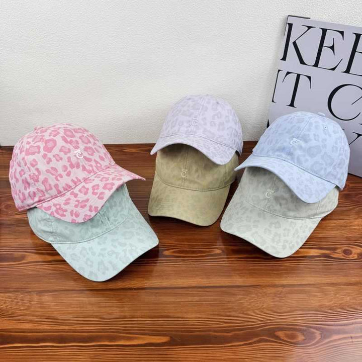Women's Stylish Leopard Print Baseball Cap Bowlift
