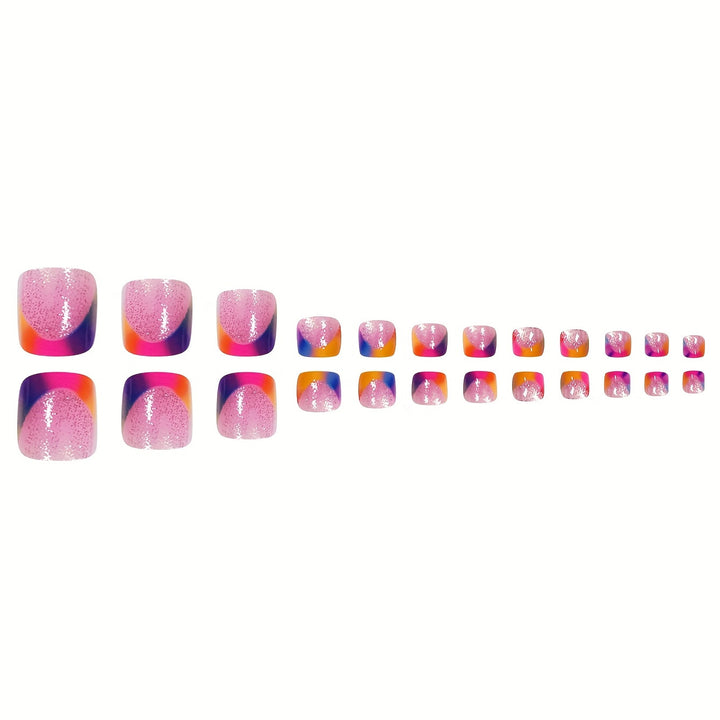 Artistic Rainbow Nail Art Set Bowlift