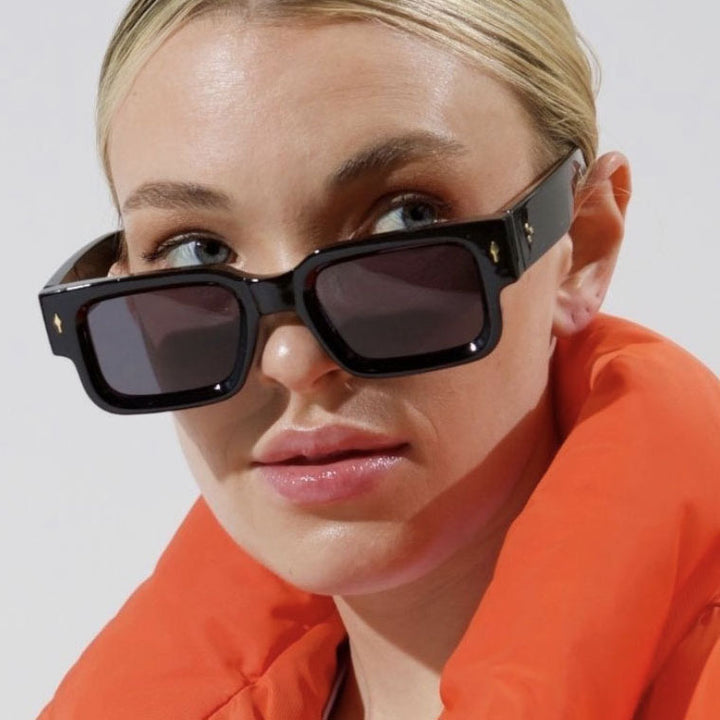 Women's fashionable square sunglasses with sturdy frame and comfortable fit Bowlift