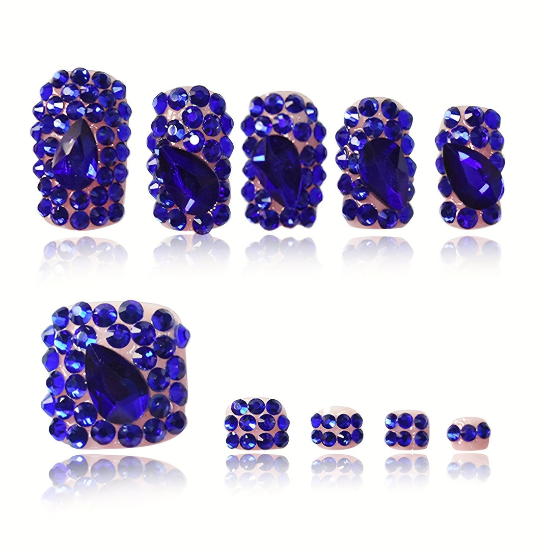 Glamorous Rhinestone Nail Art Bowlift