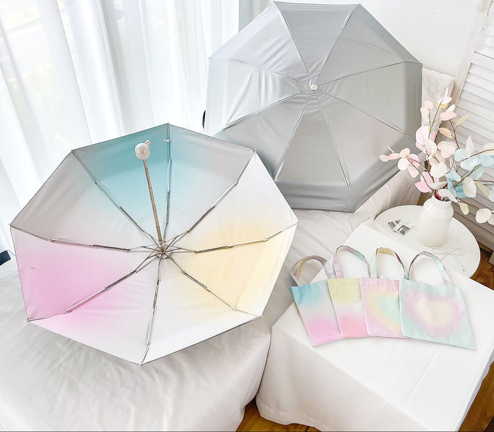 Women's UV Protection Umbrella with Shimmering Design Bowlift