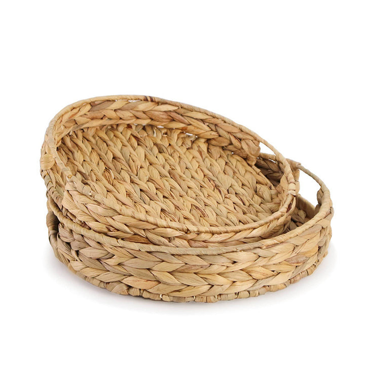 Handcrafted decoration basket with wavy edge Bowlift