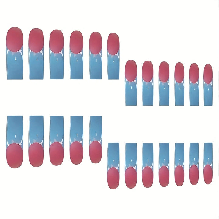 Premium Long Acrylic Press-On Nails Bowlift