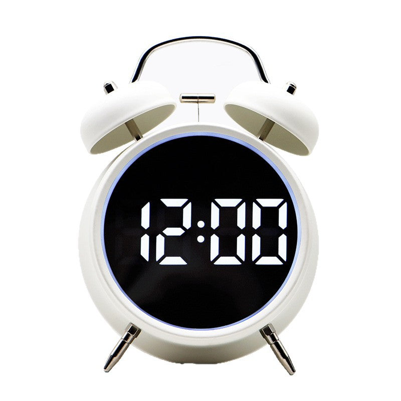 Digital Alarm Clock with Retro Design Bowlift