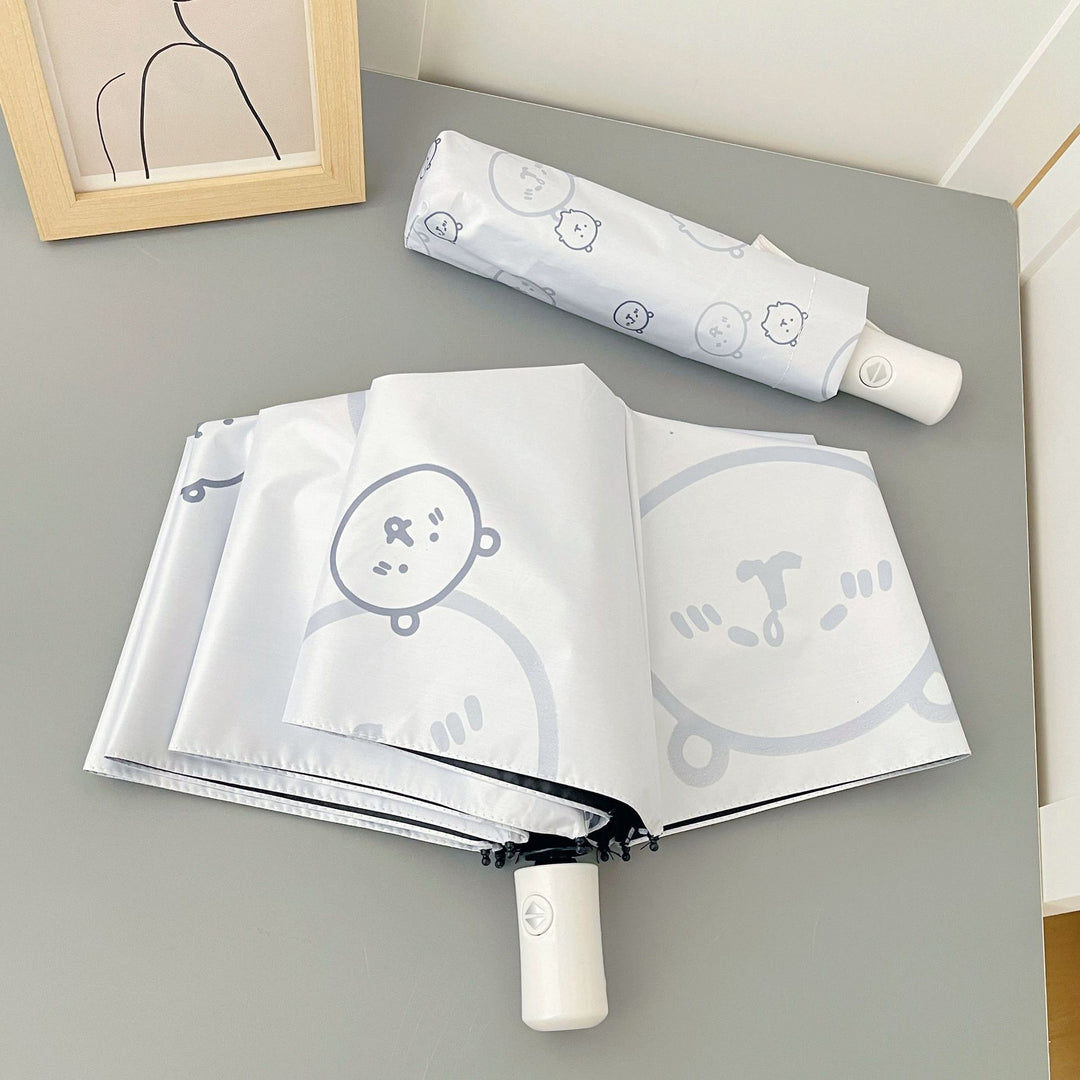 Women's Foldable Umbrella with Cute Animal Design Bowlift