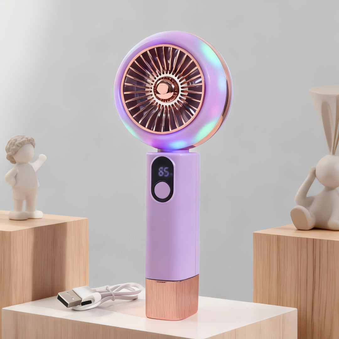 Unisex Creative Fan with integrated LED lighting Bowlift