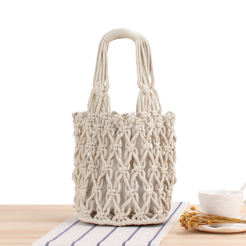 Hand-knotted net bag Bowlift