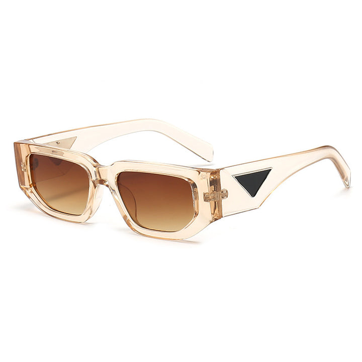 Women's Fashion Rectangle Sunglasses with Elegant Accents Bowlift