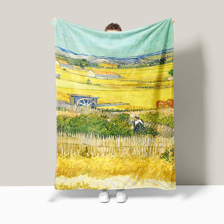 Artistic Starry Night Fleece Blanket