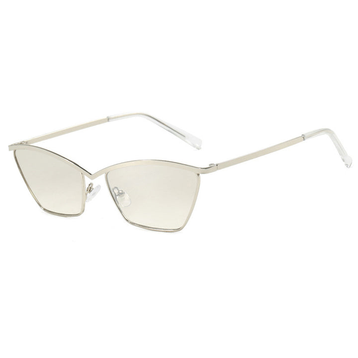 Women's fashionable Cat-Eye sunglasses with elegant metal frame Bowlift