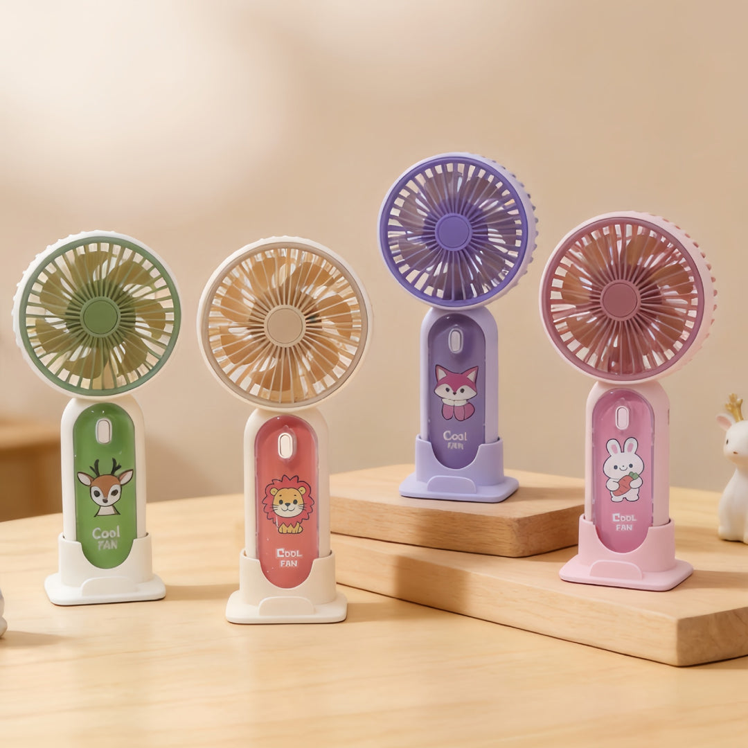 Portable USB Hand Fan in Cute Fox Design Bowlift