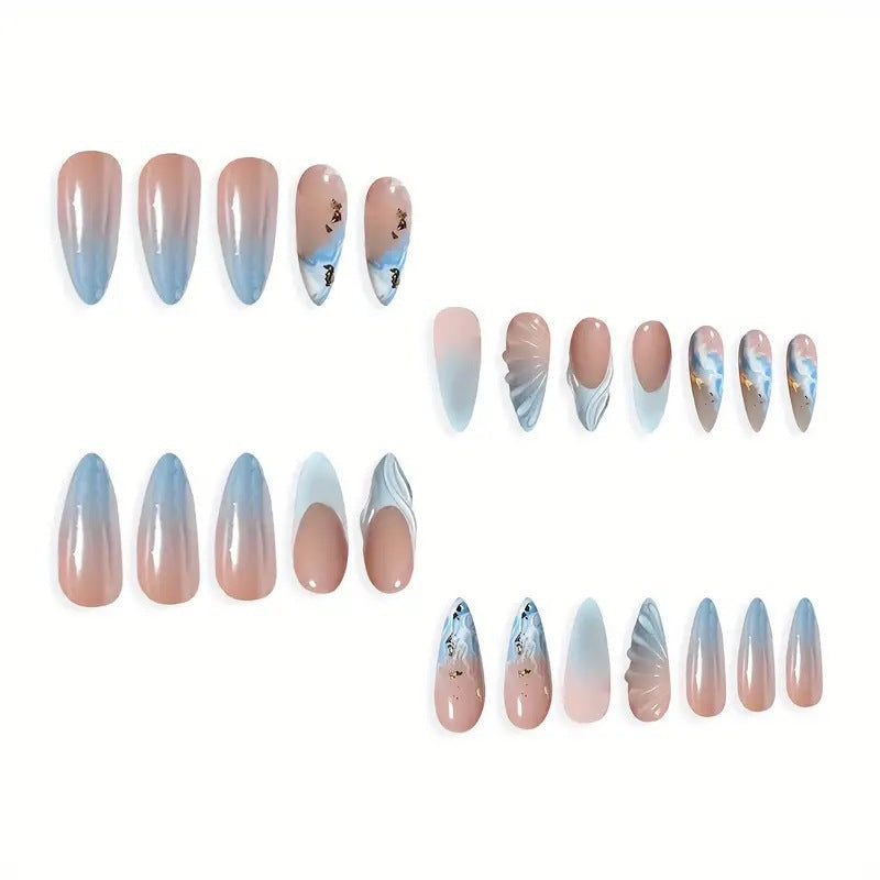 Artistic Gel Nail Art Extensions Bowlift